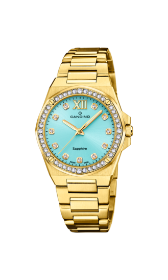 Swiss Women's CANDINO watch, blue. Collection LADY ELEGANCE. C4755/2