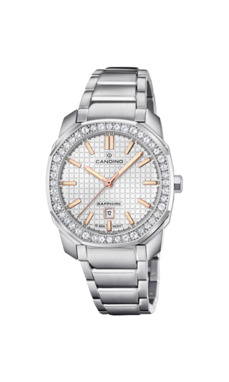 Reloj Suizo CANDINO para mujer, colección LADY ELEGANCE color Blanco C4756/1