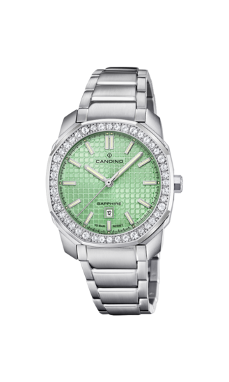 Swiss Women's CANDINO watch, green. Collection LADY ELEGANCE. C4756/2