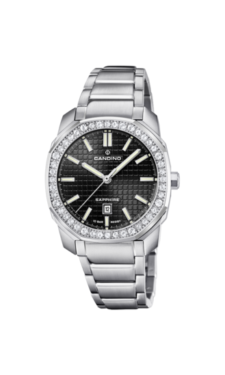 Zwarte Dames Zwitsers Horloge CANDINO LADY ELEGANCE. C4756/5