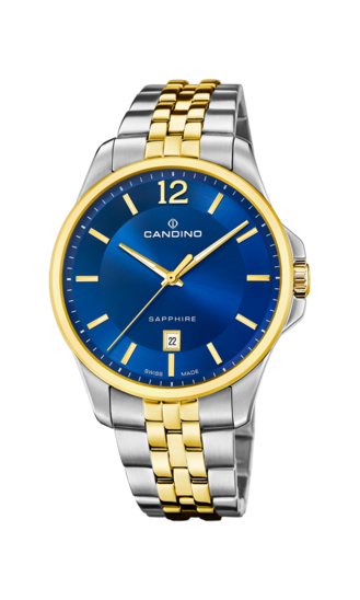 Swiss Men's CANDINO watch, blue. Collection GENTS CLASSIC TIMELESS. C4763/2