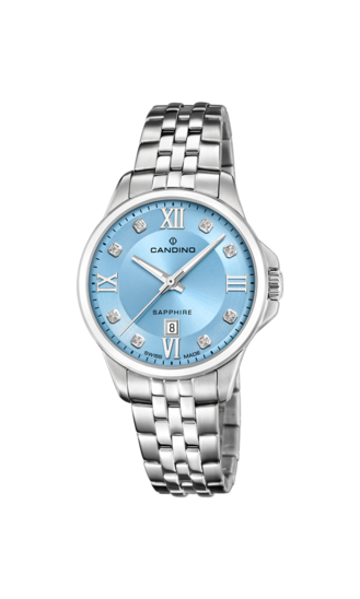 Swiss Women's CANDINO watch, blue. Collection LADY ELEGANCE. C4766/2
