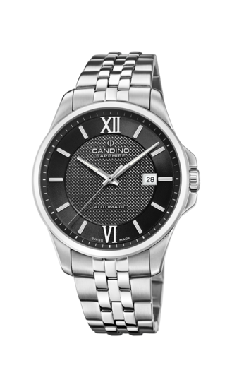 Reloj Suizo CANDINO para hombre, colección AUTOMATIC color Negro C4768/4