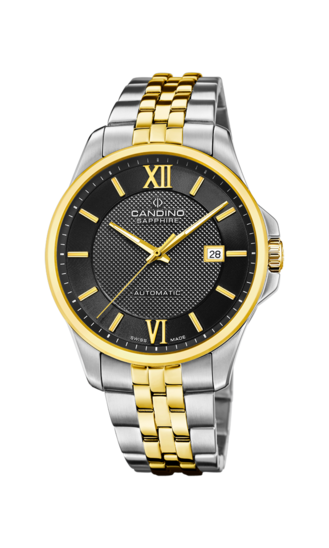 Reloj Suizo CANDINO para hombre, colección AUTOMATIC color Negro C4769/4