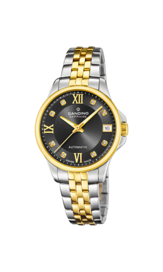 Zwarte Dames Zwitsers Horloge CANDINO AUTOMATIC. C4771/5