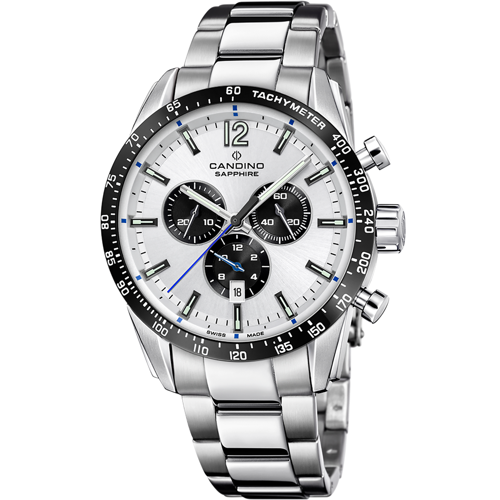 Candino Swiss Made Gents Chrono Herenhorloge C4757/E