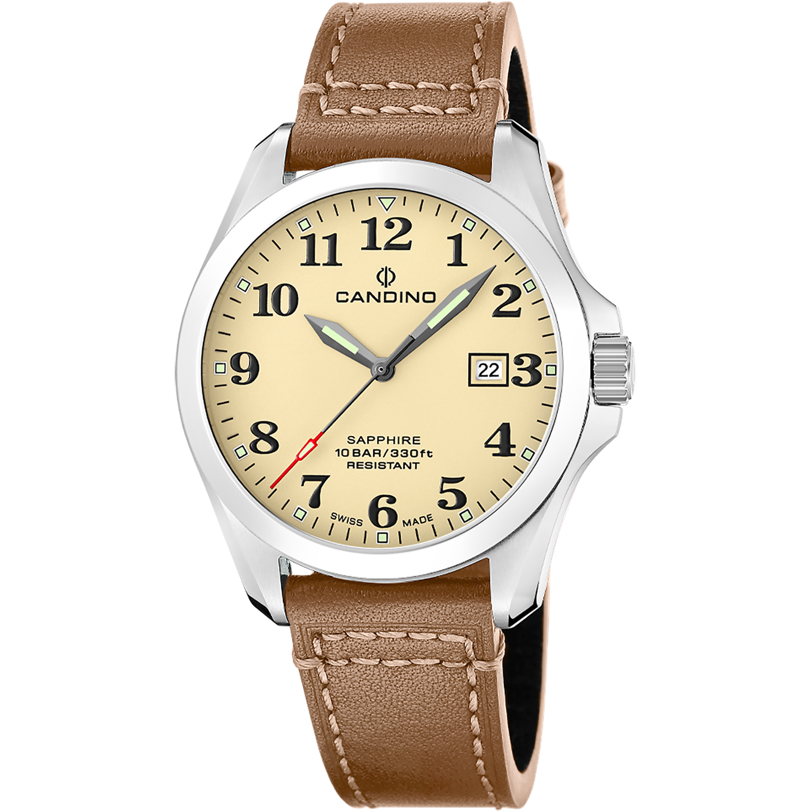 Orologio da uomo Candino Swiss Made Field Watch C4785/1