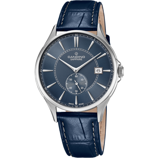 Swiss Men's CANDINO watch, blue. Collection GENTS CLASSIC TIMELESS. C4634/5