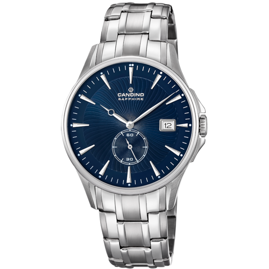Reloj Suizo CANDINO para hombre, colección GENTS CLASSIC TIMELESS color Azul C4635/3