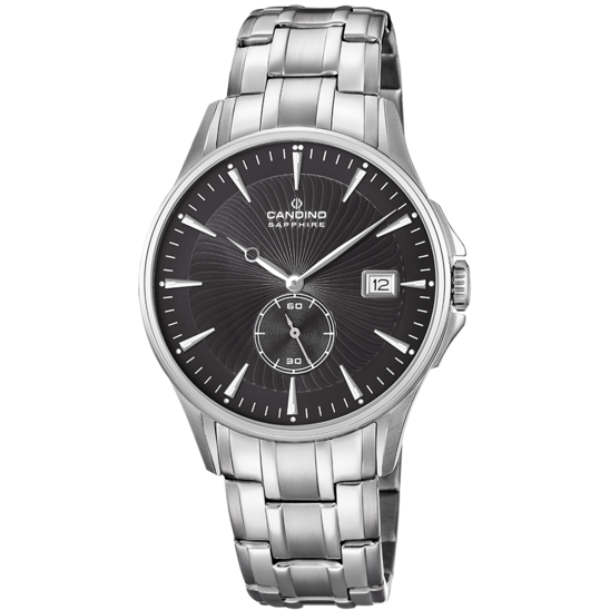 Reloj Suizo CANDINO para hombre, colección GENTS CLASSIC TIMELESS color Negro C4635/4