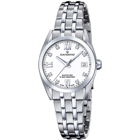 Reloj Suizo CANDINO para mujer, colección COUPLE color Blanco C4703/A