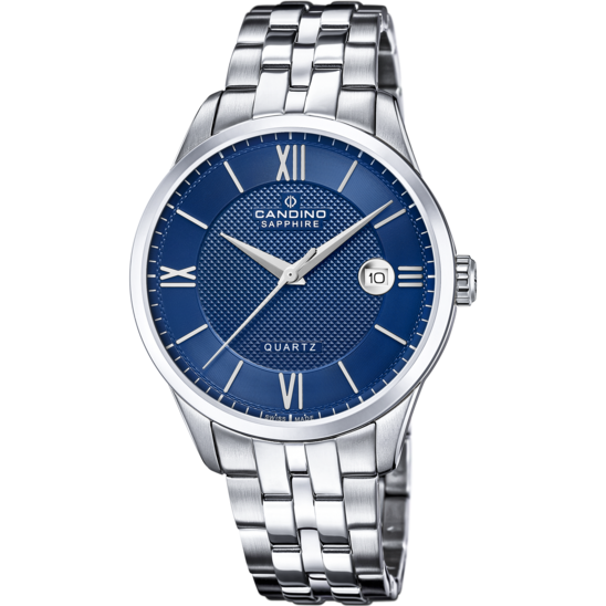 Blauw Heren Zwitsers Horloge CANDINO COUPLE. C4705/B