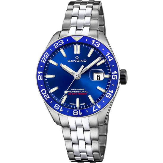 Blauw HerenHorloge CANDINO GENTS SPORT. C4717/2