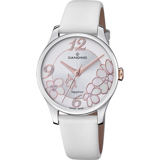 Reloj Suizo CANDINO para mujer, colección LADY ELEGANCE color Plateado C4720/1