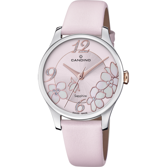 Roze Dames Zwitsers Horloge CANDINO LADY ELEGANCE. C4720/4