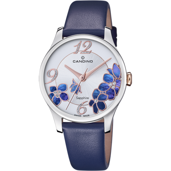Reloj Suizo CANDINO para mujer, colección LADY ELEGANCE color Azul C4720/5