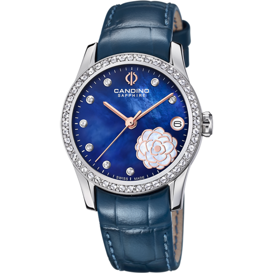 Swiss Women's CANDINO watch, blue. Collection LADY ELEGANCE. C4721/3