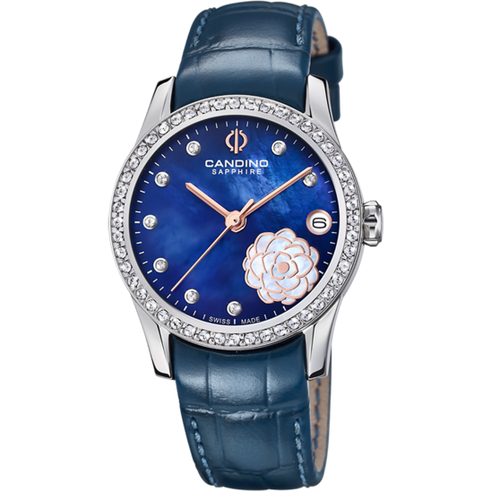 Reloj Suizo CANDINO para mujer, colección LADY ELEGANCE color Azul C4721/3