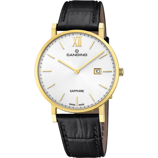 Witte Heren Zwitsers Horloge CANDINO COUPLE. C4726/1