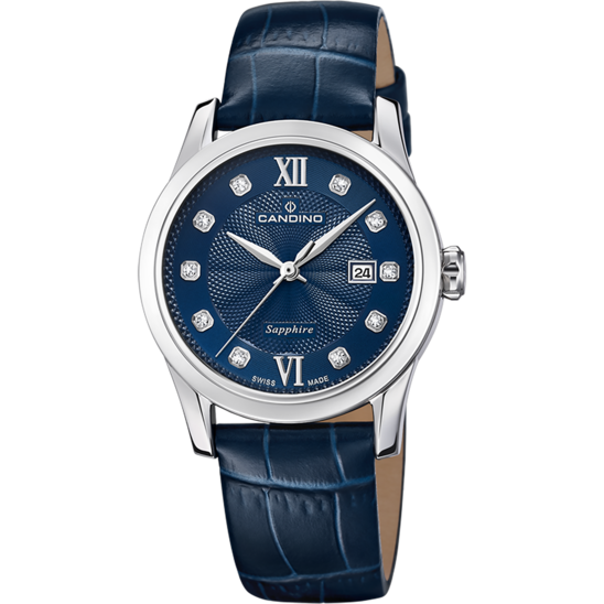 Swiss Women's CANDINO watch, blue. Collection LADY ELEGANCE. C4736/2
