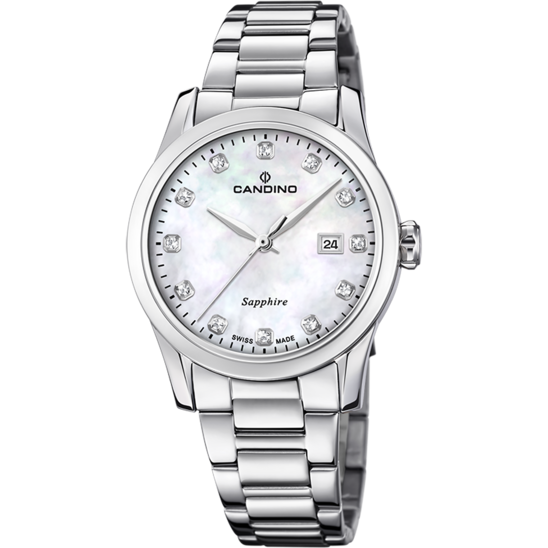 Swiss Women's CANDINO watch, beige. Collection LADY ELEGANCE. C4738/1