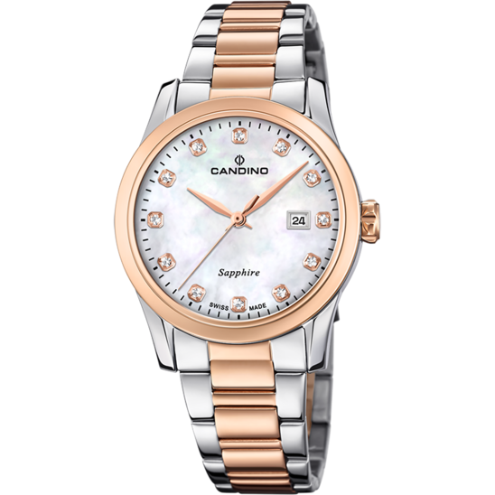 Swiss Women's CANDINO watch, beige. Collection LADY ELEGANCE. C4739/1