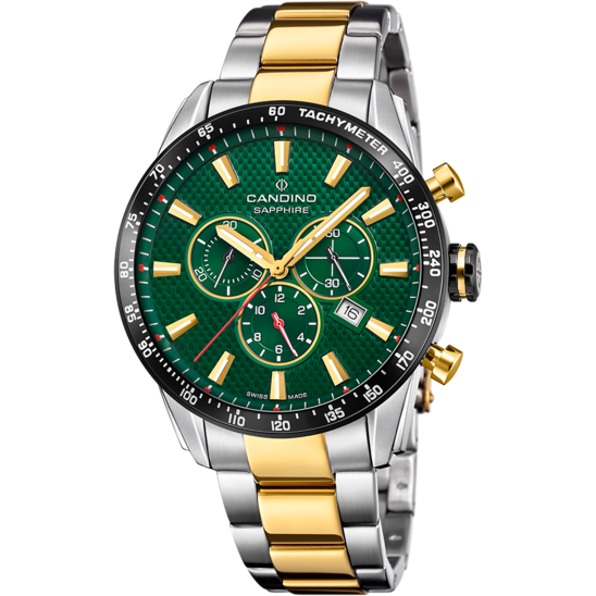 Reloj De Hombre Candino Swiss Made Gents Chrono C4748/c