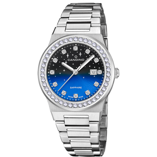 Swiss Women's CANDINO watch, blue. Collection CONSTELLATION. C4749/3