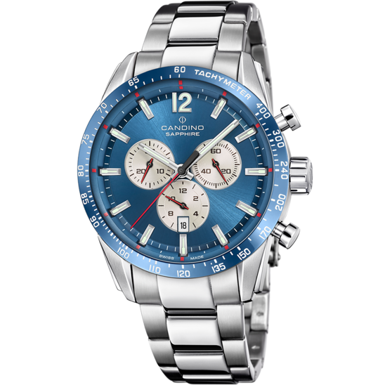 Reloj De Hombre Candino Swiss Made Gents Chrono C4757/b