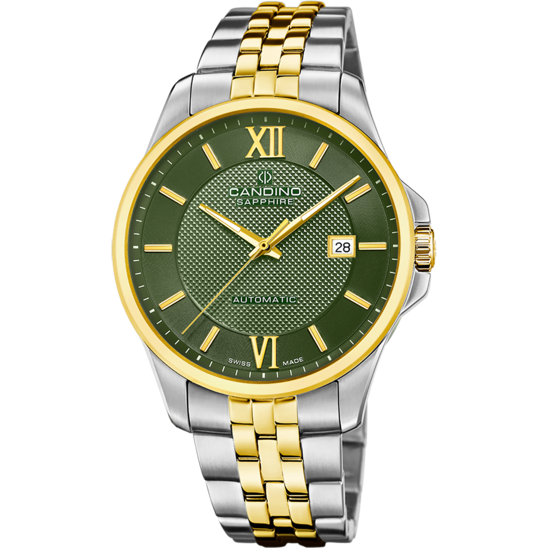 Swiss Men's CANDINO watch, green. Collection AUTOMATIC. C4769/3