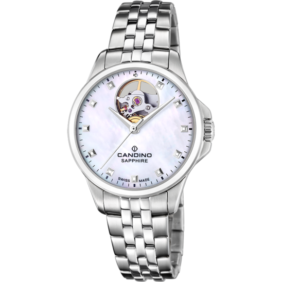 Reloj De Mujer Candino Swiss Made Automatic C4770/a