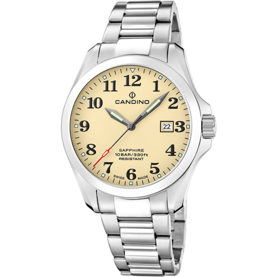Reloj De Hombre Candino Swiss Made Field Watch C4785/1