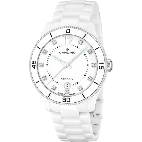 Reloj De Mujer Candino Swiss Made Ceramic C4794/3