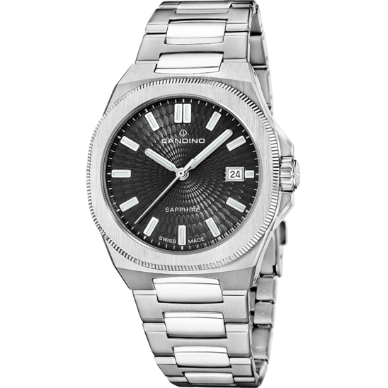 Reloj De Hombre Candino Swiss Made Couple Time C4799/4