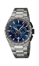 Blauw Heren Zwitsers Horloge CANDINO TITANIUM. C4603/B