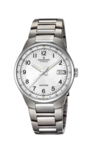 Witte Heren Zwitsers Horloge CANDINO TITANIUM. C4605/1