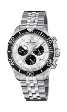 MONTRE CANDINO C4714/1 ARGENT, BRACELET EN ACIER, HOMME