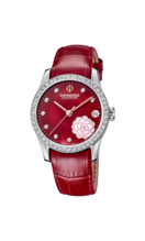 Swiss Women's CANDINO watch, red. Collection LADY ELEGANCE. C4721/2
