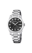 Zwarte Dames Zwitsers Horloge CANDINO LADY ELEGANCE. C4738/4