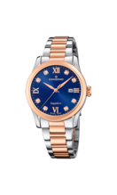 Blauw Dames Zwitsers Horloge CANDINO LADY ELEGANCE. C4739/4