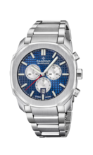 Zilveren Heren Zwitsers Horloge CANDINO CHRONOS GUILLOCHÉ. C4746/1