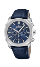 Blauw Heren Zwitsers Horloge CANDINO CHRONOS GUILLOCHÉ. C4747/2
