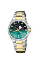 Swiss Women's CANDINO watch, black and green. Collection CONSTELLATION. C4761/2