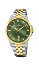 Reloj Suizo CANDINO para hombre, colección GENTS CLASSIC TIMELESS color Verde C4763/3