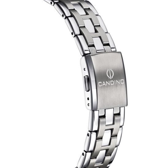 Reloj Suizo CANDINO para hombre, colección COUPLE color Plateado C4709/B