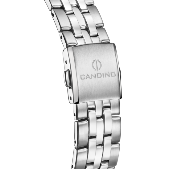 Swiss Men's CANDINO watch, white. Collection GENTS CLASSIC TIMELESS. C4762/1