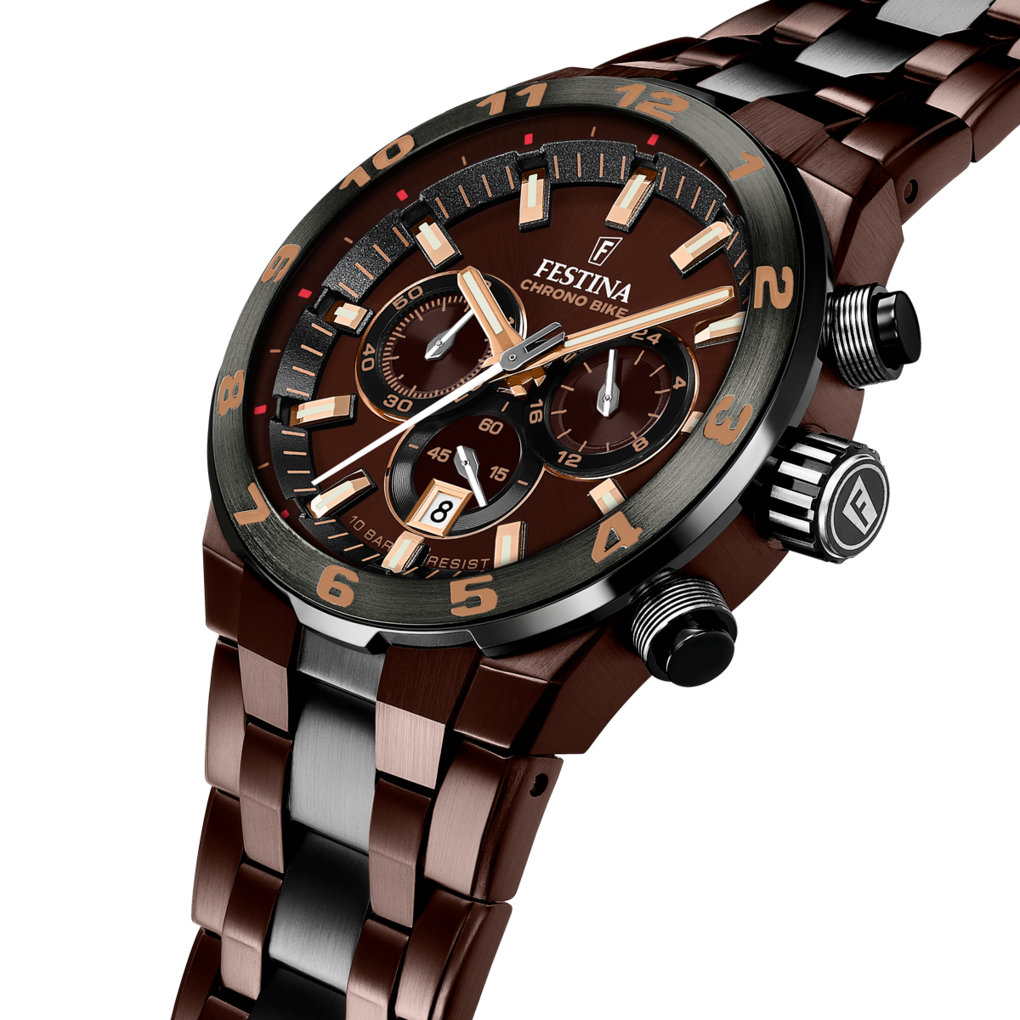 Pelle Marrone Cinturini Per Orologi Festina OROLOGIO FESTINA SPECIAL  EDITION F20708/1 MARRONE CINTURINO IN