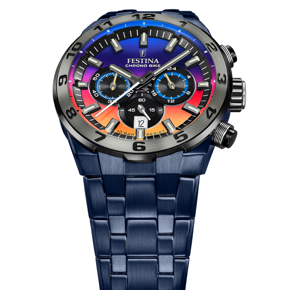 Festina F20657/3 Orologio Uomo Analogico, Cassa Multicolore, Bracciale In Acciaio, Modello Cab.Ace.Esf.Verd. - 2
