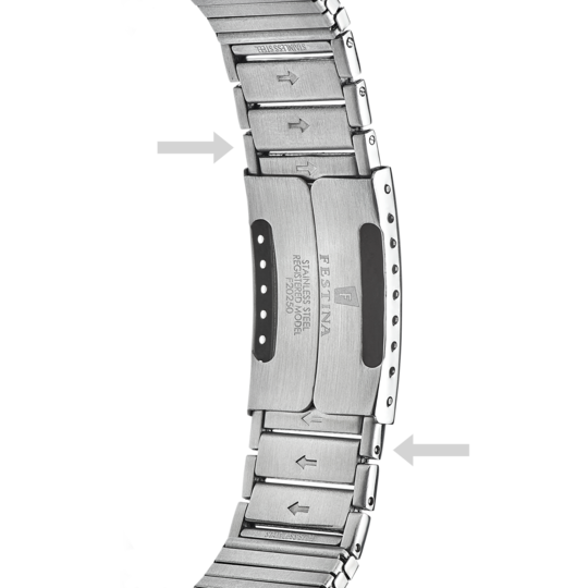 OROLOGIO FESTINA F20250/4 NERO CINTURINO IN ACCIAIO, UOMO