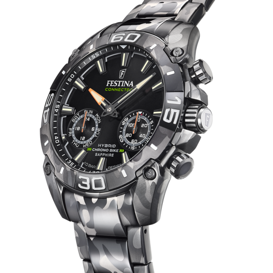 FESTINA CONNECTED F20545/1 NERO ACCIAIO INOSSIDABILE 316L, UOMO